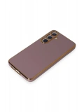 Newface Samsung Galaxy S24 Plus Kılıf Volet Silikon - Mor