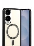 Newface Samsung Galaxy S25 Edge Kross Magneticsafe Kapak - Siyah