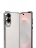 Newface Samsung Galaxy S25 Edge Razer Lensli Silikon - Gümüş