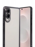 Newface Samsung Galaxy S25 Edge Razer Lensli Silikon - Siyah