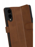 Newface Samsung Galaxy S25 Edge Trend S Plus Kapaklı Kılıf - Taba