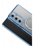 Newface Samsung Galaxy S26 Joke Simli Magneticsafe Kılıf - Mavi