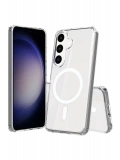 Newface Samsung Galaxy S26 Magneticsafe Şeffaf Silikon - Şeffaf