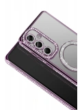 Newface Samsung Galaxy S26 Plus Joke Simli Magneticsafe Kılıf - Derin Mor
