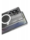 Newface Samsung Galaxy S26 Ultra Magneticsafe Şeffaf Silikon - Şeffaf