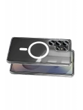 Newface Samsung Galaxy S26 Ultra Magneticsafe Şeffaf Silikon - Şeffaf