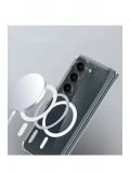 Newface Samsung Galaxy Z Fold 6 Kılıf Magneticsafe Şeffaf Silikon - Şeffaf
