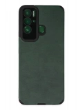 Newface Tecno Pova Neo Kılıf Loop Deri Silikon - Yeşil