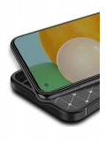 Newface Tecno Spark 30C Kılıf Auto Focus Karbon Kapak - Siyah