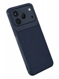 Newface Tecno Spark 50 4G Auto Focus Karbon Kapak - Lacivert