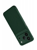 Newface Tecno Spark 50 4G Auto Focus Karbon Kapak - Yeşil