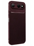 Newface Tecno Spark 50 5G Auto Focus Karbon Kapak - Bordo