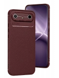 Newface Tecno Spark Slim 5G Auto Focus Karbon Kapak - Bordo