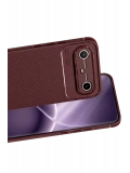 Newface Tecno Spark Slim 5G Auto Focus Karbon Kapak - Bordo