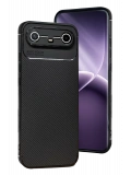Newface Tecno Spark Slim 5G Auto Focus Karbon Kapak - Siyah