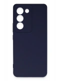 Newface Vivo V30 Lite 4G Kılıf First Silikon - Lacivert