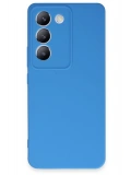 Newface Vivo V30 Lite 4G Kılıf First Silikon - Mavi