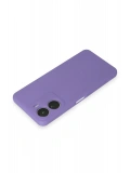 Newface Vivo Y16 Kılıf First Silikon - Lila