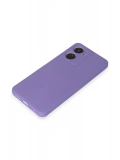 Newface Vivo Y16 Kılıf First Silikon - Lila