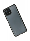 Newface Xiaomi Mİ 11 Lite Kılıf Miami Şeffaf Silikon - Siyah