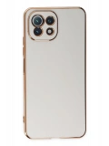 Newface Xiaomi Mİ 11 Lite Kılıf Volet Silikon - Beyaz
