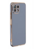 Newface Xiaomi Mİ 11 Lite Kılıf Volet Silikon - Mavi