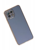 Newface Xiaomi Mİ 11 Lite Kılıf Volet Silikon - Mavi