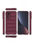 Newface Xiaomi Mi 12 Lite Kılıf Optimum Silikon - Bordo