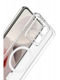 Newface Xiaomi Mi 14T Pro Combo Sert Şeffaf Magsafe Kapak - Şeffaf