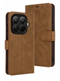 Newface Xiaomi Mi 15T Pro Trend S Plus Kapaklı Kılıf - Taba
