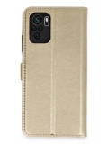 Newface Xiaomi Mi Note 10 Trend S Plus Kapaklı Kılıf - Gold