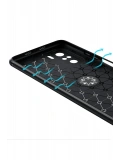 Newface Xiaomi Poco F3 Kılıf Range Yüzüklü Silikon - Mavi