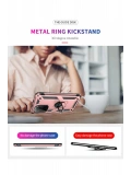 Newface Xiaomi Poco F3 Kılıf Sofya Yüzüklü Silikon Kapak - Rose
