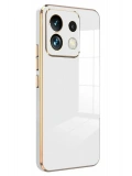Newface Xiaomi Poco M6 Pro 4G Kılıf Volet Silikon - Beyaz