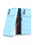 Newface Xiaomi Poco X4 Pro 5G Kılıf Optimum Silikon - Sky Blue