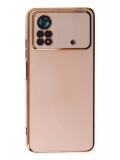 Newface Xiaomi Poco X4 Pro 5G Kılıf Volet Silikon - Pembe
