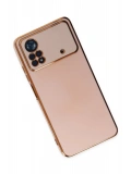 Newface Xiaomi Poco X4 Pro 5G Kılıf Volet Silikon - Pembe