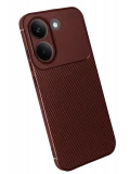 Newface Xiaomi Poco X8 Pro Auto Focus Karbon Kapak - Bordo
