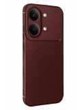 Newface Xiaomi Poco X8 Pro Max Auto Focus Karbon Kapak - Bordo