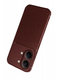 Newface Xiaomi Poco X8 Pro Max Auto Focus Karbon Kapak - Bordo