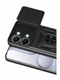 Newface Xiaomi Poco X8 Pro Max Pars Lens Yüzüklü Silikon - Siyah
