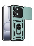 Newface Xiaomi Poco X8 Pro Max Pars Lens Yüzüklü Silikon - Yeşil