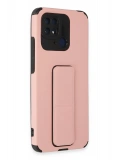 Newface Xiaomi Redmi 10C Kılıf Mega Standlı Silikon - Pudra
