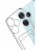 Newface Xiaomi Redmi 13 4G Kılıf Kart Şeffaf Silikon - Şeffaf