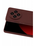 Newface Xiaomi Redmi 14C Kılıf First Silikon - Bordo