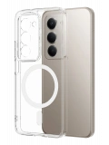 Newface Xiaomi Redmi 15 4G Combo Sert Şeffaf Magsafe Kapak - Şeffaf