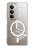 Newface Xiaomi Redmi 15 4G Combo Sert Şeffaf Magsafe Kapak - Şeffaf