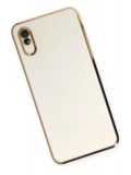 Newface Xiaomi Redmi 9A Kılıf Volet Silikon - Beyaz