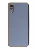 Newface Xiaomi Redmi 9A Kılıf Volet Silikon - Mavi