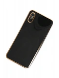 Newface Xiaomi Redmi 9A Kılıf Volet Silikon - Siyah